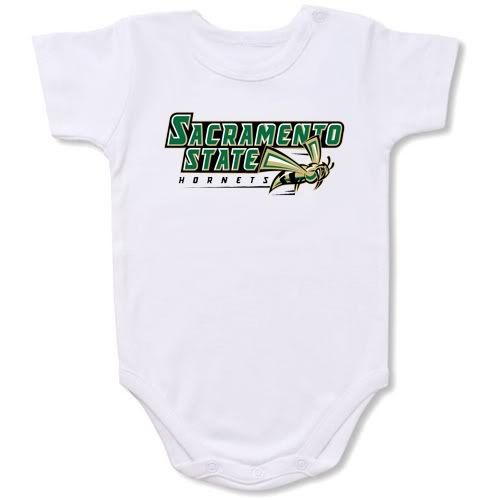 Cal State Sacramento Hornets Baby Bodysuit Creeper #01